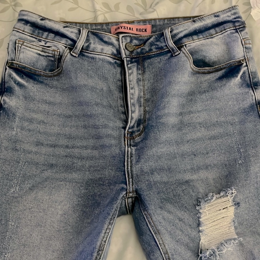 Crystal rock size 17 jeans - Picture 1 of 9